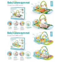 Розвиваючий килимок для немовляти з піаніно і проектором 9917-9918