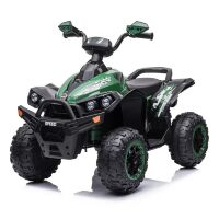 Детский одноместный электромобиль Квадроцикл M 5008EBL-5 на ЕВА колесах с мягким сидением / зеленый