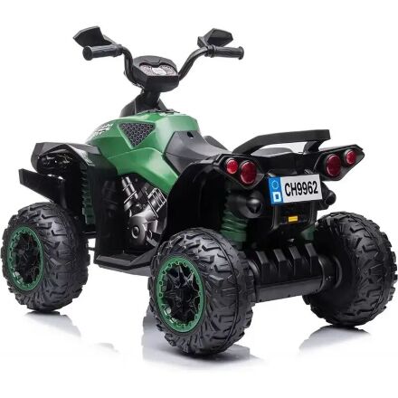 Детский одноместный электромобиль Квадроцикл M 5008EBL-5 на ЕВА колесах с мягким сидением / зеленый
