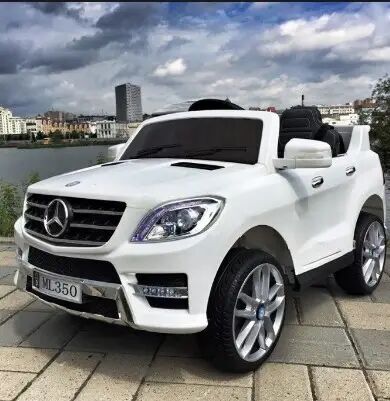 Дитячий електромобіль Джип Mercedes Benz M 3568EBLR-1 білий**