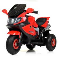 Дитячий електромобіль мотоцикл трицикл Bambi Racer M 4189AL-3 на надувних колесах / червоний **