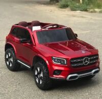 Дитячий двомісний ліцензійний електромобіль Джип M 4559EBLRS-3 Mercedes на EVA колесах / червоний фарбований