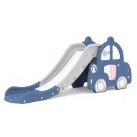 Дитяча пластикова гірка BAMBI WM19101-4 Машинка з баскетбольним кільцем і м'ячем / колір синій**