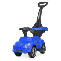 Дитяча машинка каталка-толокар Штовхач Bambi M 4576-4 Porshe з батьківською ручкою / синя**