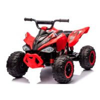Дитячий електромобіль Квадроцикл M 6059EL-3 шкіряне сидіння червоний