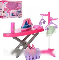 Дитячий ігровий набір побутової техніки 769 Прасувальна дошка і Праска / вішалки кошик