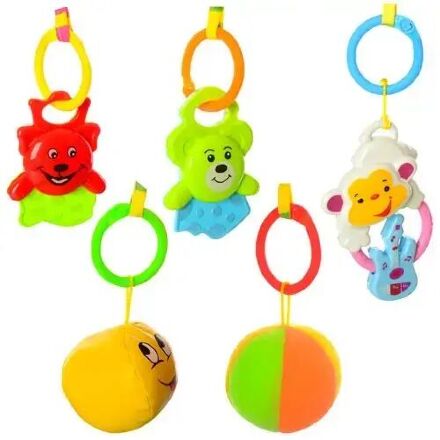 Розвивальний килимок для немовляти 518-17 розмір 80х64 см/гою від 0 до 12 міс/Дуга з підвісками