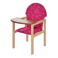 Стільчик-трансформер для годування Vivast M V-002-26 малиновий полуниця
