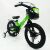 Дитячий двоколісний велосипед MARS-2 Evolution колеса 16 дюймів магнезиевая рама зелений