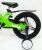 Дитячий двоколісний велосипед MARS-2 Evolution колеса 16 дюймів магнезиевая рама зелений