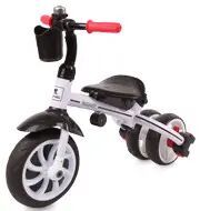 Велосипед-коляска дитячий триколісний беговел Lorelli (Bertoni) Rocket Black-Red чорно-червоний