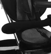 Велосипед-коляска дитячий триколісний беговел Lorelli (Bertoni) Rocket Black-Red чорно-червоний