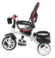 Велосипед-коляска дитячий триколісний беговел Lorelli (Bertoni) Rocket Black-Red чорно-червоний