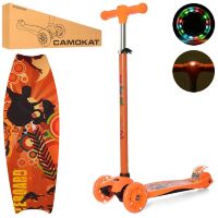 Самокат дитячий складаний iTrike JR 3-003-1-B MAXI 8 кольорів принт