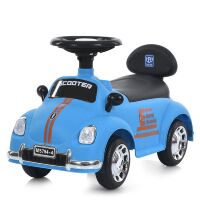 Дитяча машинка каталка толокар M 5794-4 музика та світло, синя