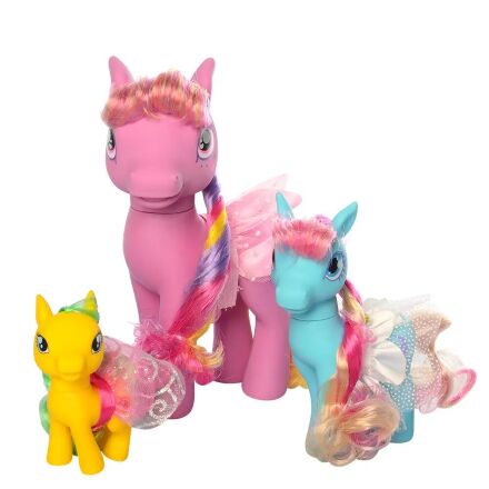 Іграшка Набір для дівчинки Конячка ПОНІ з аксесуарами 69003 My Little Pony. Набір з 6 конячок в коробці