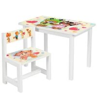 Дитячий стіл зі стільчиком "Ведмедики" BSM1-27