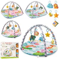 Розвивальний килимок для немовляти JL640-1ABCD вік від 0 до 12 міс/Дуга з підвісками/4 різновиди