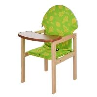 Стільчик-трансформер для годування Vivast M V-002-29 зелений жовтий лист