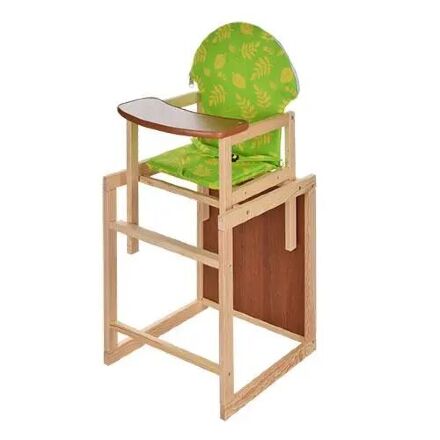 Стільчик-трансформер для годування Vivast M V-002-29 зелений жовтий лист