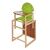 Стільчик-трансформер для годування Vivast M V-002-29 зелений жовтий лист