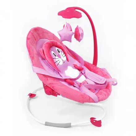 Дитячий шезлонг-гойдалка Baby Tilly BT-BB-0002 Pink Рожевий ***