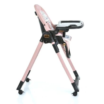 Дитячий стільчик для годування EL Camino 1037 CRYSTAL Rose Gold