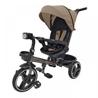 Триколісний велосипед-коляска TURBOTRIKE MT 1002-13 поворотне сидіння, сумка, складане кермо, моко