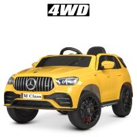 Дитячий одномісний електромобіль Машина Джип 4WD M 4781EBLRS-6 Mercedes м'яке сидіння, автофарбування, жовтий