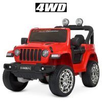 Дитячий двомісний електромобіль Джип Bambi Racer 4WD M 4551EBLR-3 на EVA колесах / червоний**