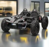 Дитячий двомісний електромобіль Баггі M 5797A-2(48V) надувні шини, мотор 48V800W, чорний