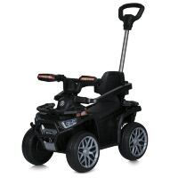 Дитяча каталка-толокар 2в1 M 5944EBLR-2 електромобіль Квадроцикл із батьківською ручкою чорний