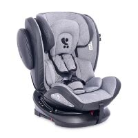 Автокрісло-ребордер дитяче Aviator Isofix 0-36 кг чорно-сіра