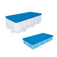 Тент для каркасного прямокутного басейну BESTWAY 58442 Тент для каркасного прямокутного басейну BESTWAY 58442