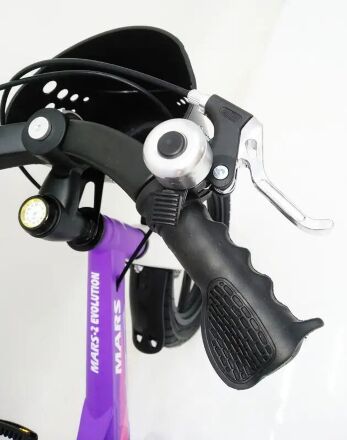 Дитячий двоколісний велосипед MARS-2 Evolution колеса 14 дюймів магнезиевая рама фіолетовий