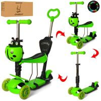 Самокат дитячий складаний iTrike JR 3-003-1-B MAXI 8 кольорів принт