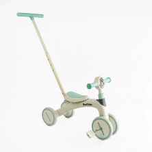 Велосипед триколісний Best Trike BST-410 з батьківською ручкою бірюзовий для дівчинки