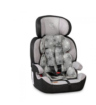 Дитяче регульоване автокрісло з БУСТЕРОМ Lorelli (Bertoni) Navigator 9-36 kg Grey Stars сіре