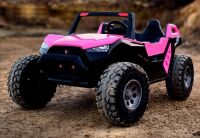 Дитячий двомісний електромобіль Баггі Джип Квадроцикл Bambi Racer 4WD M 4170EBLR-8(24V) / колір рожевий**