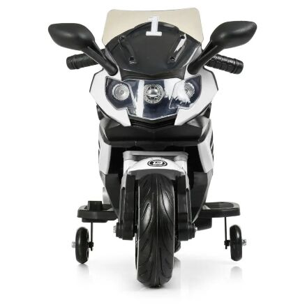 Дитячий електромобіль мотоцикл Bambi M 3582EL-1 чорно-білий **