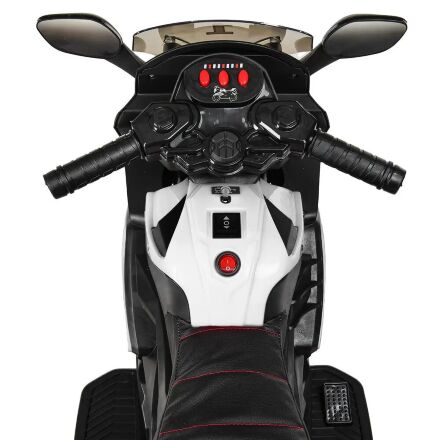 Дитячий електромобіль мотоцикл Bambi M 3582EL-1 чорно-білий **