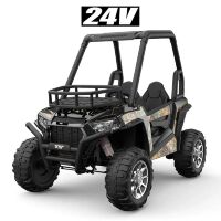 Дитячий електромобіль Джип Квадроцикл Ford Ranger M 4273ELS-2(24V) автопокраска чорний