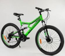 Спортивний велосипед Corso 36102 "Rock-Pro" колеса 26 дюймів / SunRun 21 швидкість / зелений