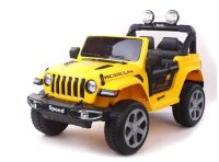 Дитячий електромобіль машина Джип Jeep Bambi Racer 4WD M 4529EBLR-6 двомісний жовтий **