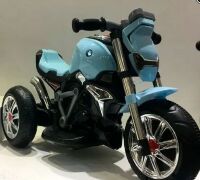 Дитячий електромобіль мотоцикл трицикл Bambi Racer M 3639-12 на акумуляторі/блакитний**