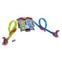 Автотрек траса гоночний ТРЕК FDF27 Hot Wheels "Гонковий Небезпечний рикошет". Хот Вілс