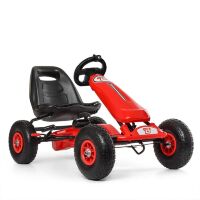 Дитячий педальний карт надувні колеса Bambi M 3590AL-3 червоний **