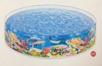 Дитячий каркасний круглий басейн INTEX 58472 "Океанський риф"/розмір 244-46 см/об'єм 1700л**