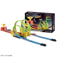 Дитячий автомобільний трек D663-609 підсвічування у темряві