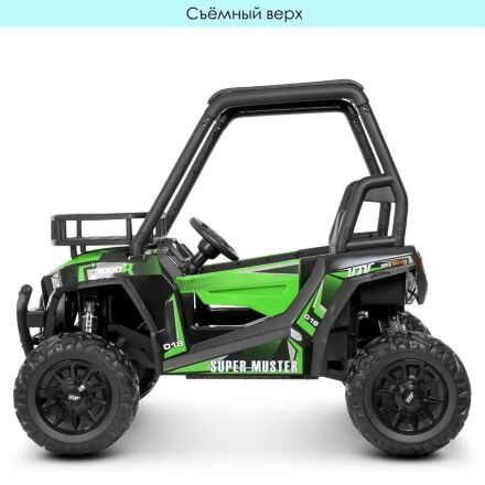 Дитячий електромобіль Джип Квадроцикл Ford Ranger M 4273ELS-2(24V) автопокраска чорний